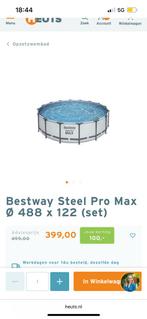 Bestway  zwembad 4,88 cm rond, Ophalen of Verzenden, Gebruikt