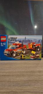 Lego City 7942 - Brandweerwagen met Aanhanger 1x in elkaar g, Ophalen, Zo goed als nieuw, Complete set, Lego