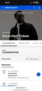 2x Kevin hart tickets, Tickets en Kaartjes, Twee personen