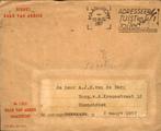Dienst - Raad van Arbeid - Hoesbroek - 1957, Envelop, Ophalen of Verzenden