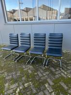 4x kunstlederen stoel, Huis en Inrichting, Stoelen, Gebruikt, Zwart, Leer, Ophalen of Verzenden