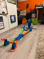 Hotwheels Baan incl 2 auto’s, Ophalen of Verzenden, Zo goed als nieuw, Handmatig, Hot Wheels