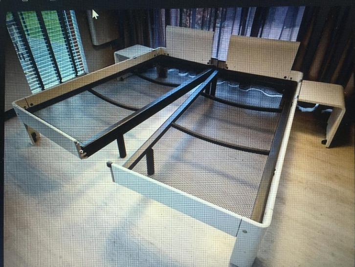 Nieuw Auping Auronde Bed 1500, Huis en Inrichting, Slaapkamer | Bedden, Nieuw, Tweepersoons, 160 cm, 200 cm, Hout, Wit, Verstelbaar