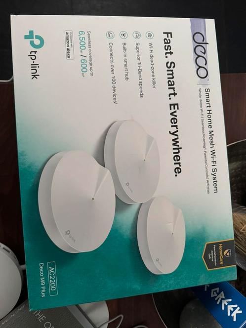 TP-Link Deco M9 Plus, Computers en Software, WiFi-versterkers, Zo goed als nieuw, Ophalen of Verzenden