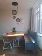 Eetkamertafel -Eetkamerstoelen - Lamp, Ophalen, Gebruikt, 4 tot 6 stoelen