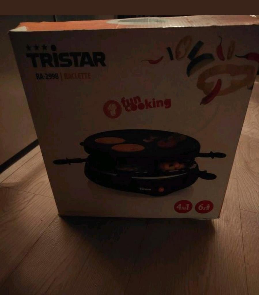 Tristar RA-2998 Raclette Grill - Nieuw in doos!, Ophalen of Verzenden, Nieuw, Elektrisch