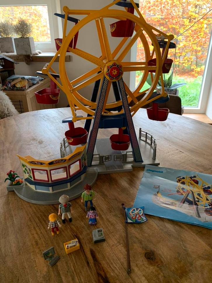 Playmobil kermis - 5 attracties, Kinderen en Baby's, Speelgoed | Playmobil, Gebruikt, Complete set, Ophalen of Verzenden