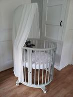 Prachtige Stokke Sleepi Wieg Bedje Peuterbed 0-5 jaar, Ophalen, Zo goed als nieuw, Minder dan 140 cm, Minder dan 70 cm
