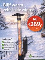 Pellet terrasheater met accessoires, Ophalen, Nieuw