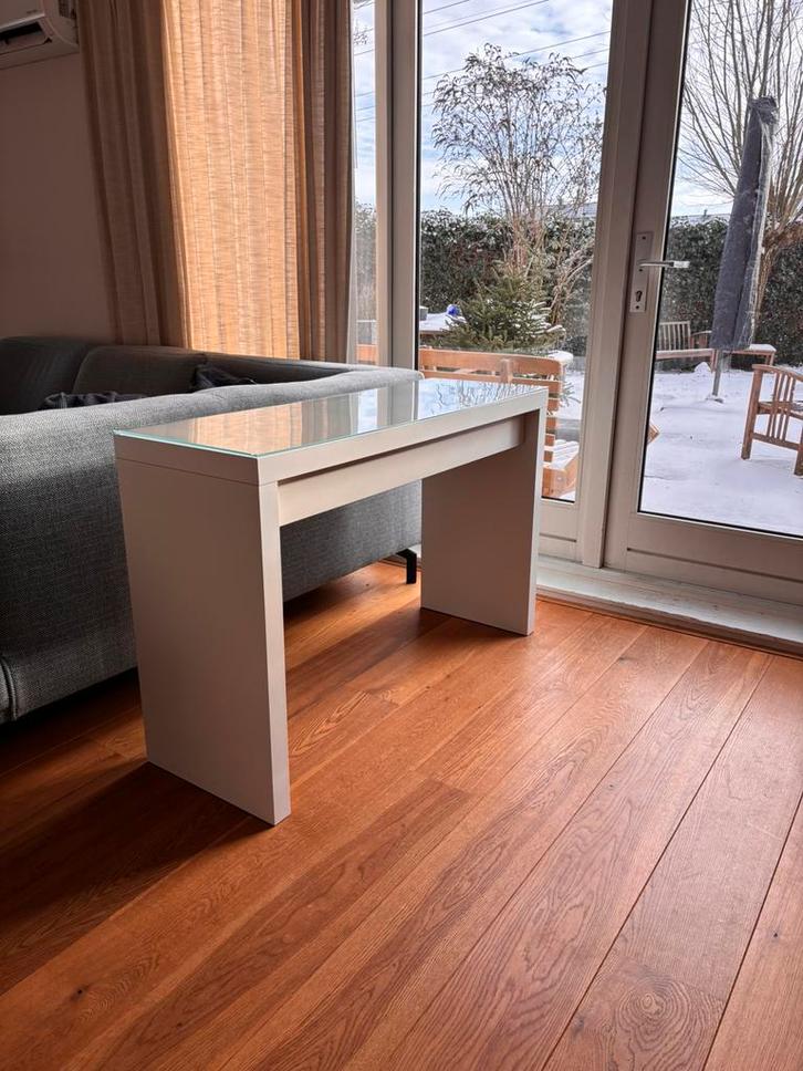 Malm toilettafel Ikea 120 x 41cm, Huis en Inrichting, Tafels | Kaptafels, Zo goed als nieuw, Minder dan 100 cm, 100 tot 150 cm