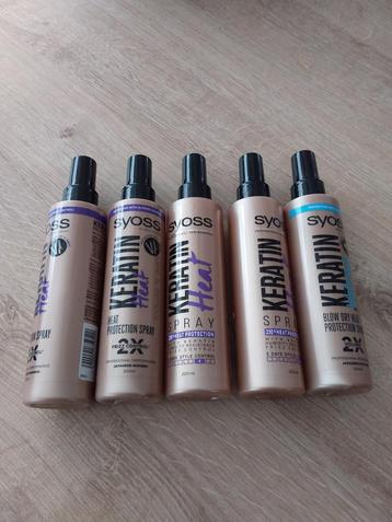 Syoss Keratin Heat Spray - Bescherming voor je haar! 5 stuks beschikbaar voor biedingen