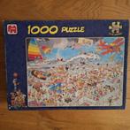 Puzzel Jan van Haasteren - op het strand - 1000 stukjes, Ophalen of Verzenden, 500 t/m 1500 stukjes, Zo goed als nieuw, Legpuzzel