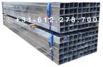 Mooie metalen - KOKER - KOKERPROFIEL - 50x50x2mm - L=235cm, Doe-het-zelf en Verbouw, Metalen, Ophalen, Gebruikt, IJzer