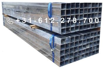 Mooie metalen - KOKER - KOKERPROFIEL - 50x50x2mm - L=235cm beschikbaar voor biedingen