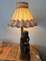 Antieke Franse lamp 1920 moreau barok antiek bronzen effect, Ophalen of Verzenden