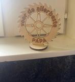 Voor de allerberste papa (4 stuks beschikbaar) houten kaart, Ophalen of Verzenden, Zo goed als nieuw, Motorboot, Kaart, Foto of Prent