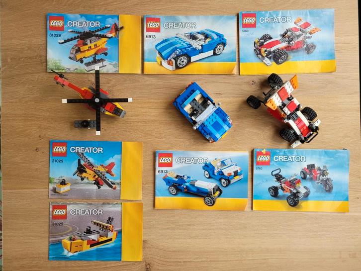 3x Lego creator 31029, 6913 en 5763, Kinderen en Baby's, Speelgoed | Duplo en Lego, Gebruikt, Lego, Complete set, Ophalen of Verzenden