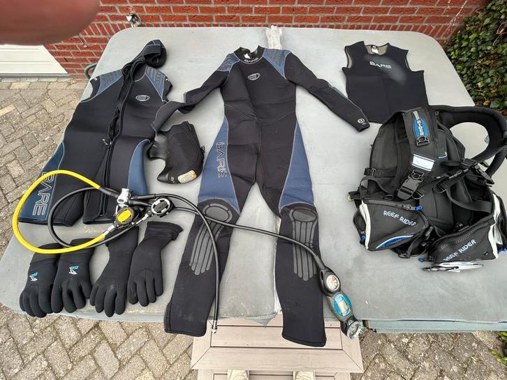 Duikpak en trimvest, Watersport en Boten, Duiken, Gebruikt, Duikpak, Ophalen