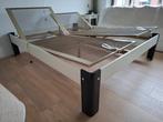 Extra lange Auping Auronde 180 x 220, Huis en Inrichting, Slaapkamer | Bedden, Ophalen, Tweepersoons, 180 cm, Hout
