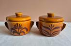 vintage potjes met deksel, Ophalen of Verzenden
