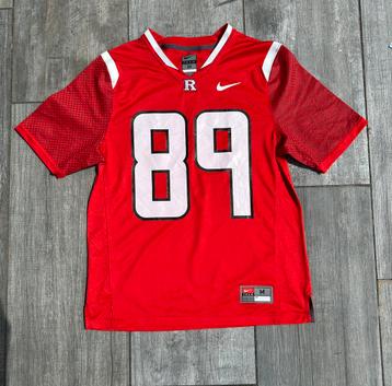 Nike Rutgers Jersey #89 FOX – Rood | Maat M beschikbaar voor biedingen