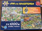 Jan van Haasteren puzzels twee x1000 stukjes, Hobby en Vrije tijd, Ophalen of Verzenden, 500 t/m 1500 stukjes, Legpuzzel, Zo goed als nieuw