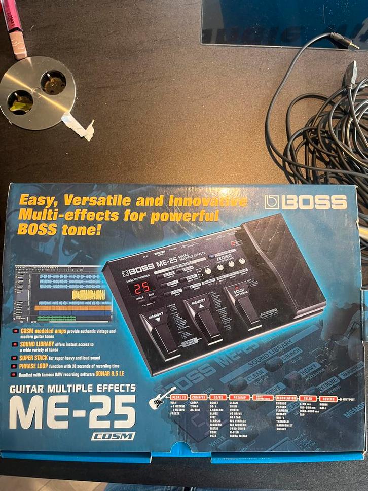 Boss ME-25 Gitaar Pedaal Multi-Effect, Muziek en Instrumenten, Effecten, Gebruikt, Chorus, Ophalen