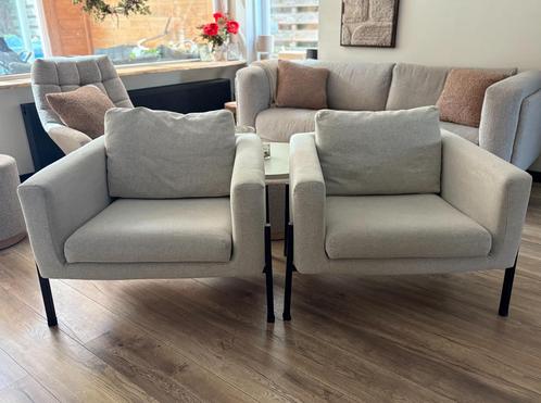 2 fauteuils van ikea (koarp), Huis en Inrichting, Fauteuils, Gebruikt, 50 tot 75 cm, 75 tot 100 cm, Ophalen