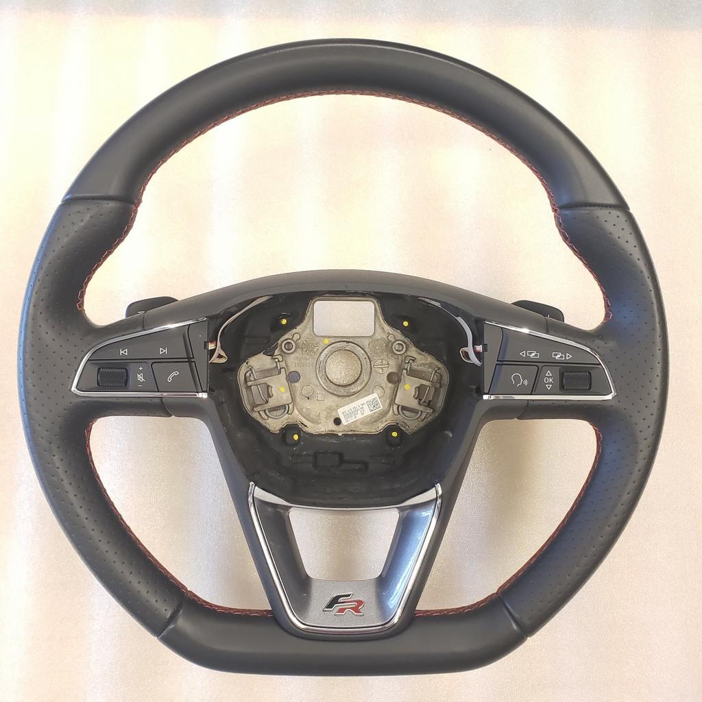 seat ibiza 6p 6F leon 5F fr F1 dsg stuur stuurwiel mf leer, Auto-onderdelen, Besturing, Seat, Gebruikt, Ophalen of Verzenden