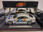 Mercedes Benz CLK AMG zilver DTM Maisto metal 1:18 KRD, Ophalen of Verzenden, Zo goed als nieuw, Auto, Maisto