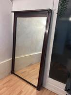 Grote zware houten spiegel, Huis en Inrichting, Woonaccessoires | Spiegels, Ophalen, Zo goed als nieuw, 100 tot 125 cm, 150 tot 200 cm