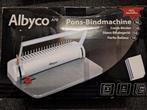 Albyco inbindmachine z.g.a.n, Diversen, Ophalen of Verzenden, Zo goed als nieuw