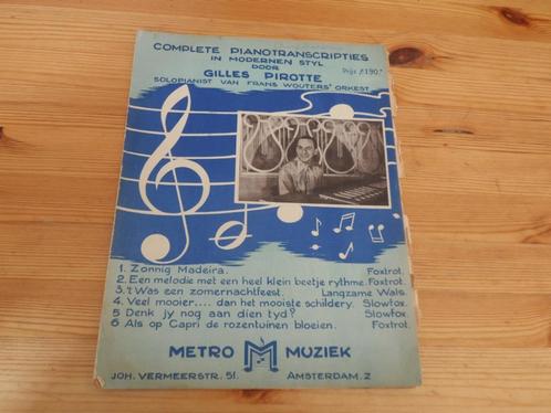 Complete pianotranscripties - gilles pirotte, Muziek en Instrumenten, Bladmuziek, Gebruikt, Artiest of Componist, Populair, Piano