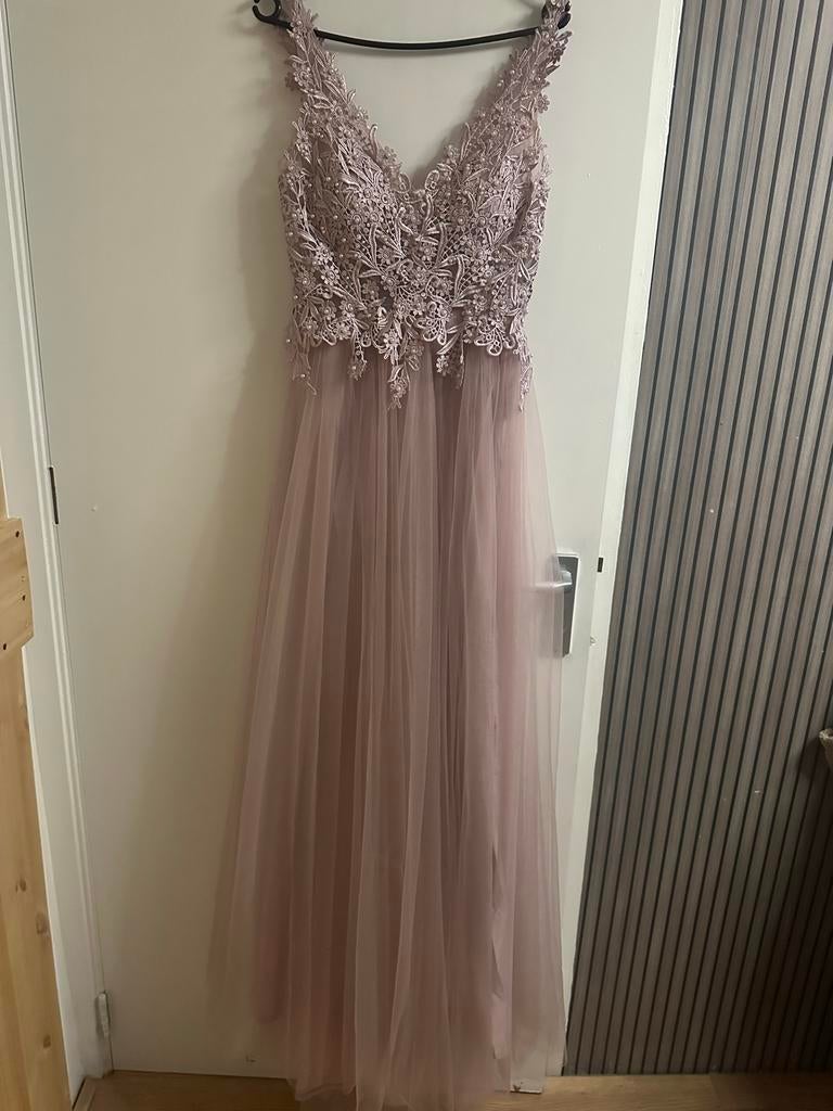 Roze Galajurk, Kleding | Dames, Gelegenheidskleding, Gedragen, Galajurk, Roze, Ophalen of Verzenden