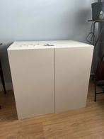 2x IKEA ENHET bovenkast met hoogglans deuren, Huis en Inrichting, Keuken | Keukenelementen, Ophalen, Gebruikt, Wit, 50 tot 100 cm