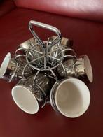 Cody Trendy Espresso Kopjes met Rekje - Nieuw, Ophalen of Verzenden, Nieuw