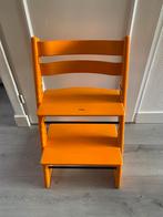 Stokke Tripp Trapp Stoel oranje nieuw Model, Ophalen, Gebruikt, Meegroeistoel