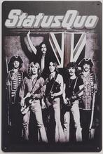 Status Quo Engelse vlag reclamebord van metaal wandbord deco