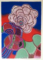 Corneille zeefdruk - Mounira a la fleur - gesigneerd, Ophalen of Verzenden