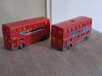2x Majorette London Bus Londense bus bespeeld, Ophalen of Verzenden, Gebruikt, Bus of Vrachtwagen