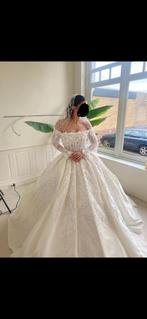 Bruidsjurk / gelinlik, Ophalen, Zo goed als nieuw, Wit, Trouwjurk