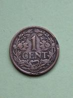 1 cent 1922, Nederland., Postzegels en Munten, Munten | Nederland, Verzenden, Koningin Wilhelmina, 1 cent, Losse munt