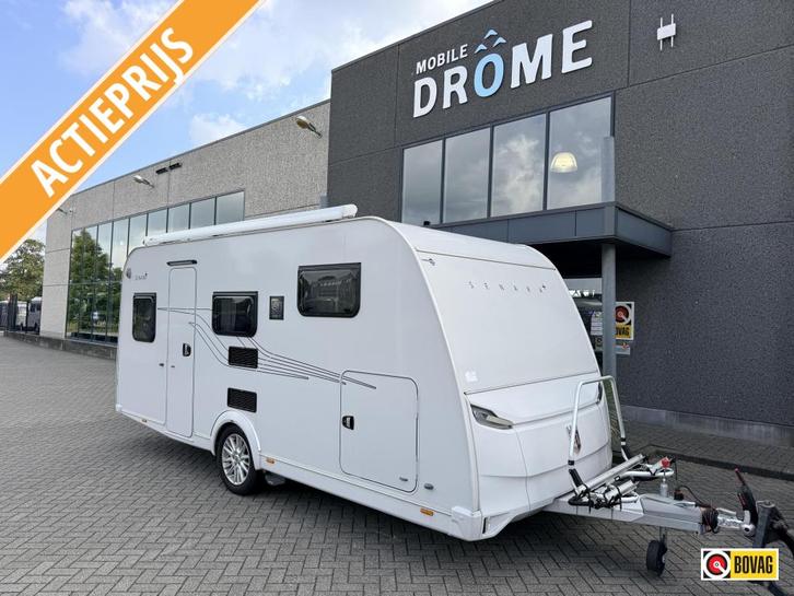 Tabbert Senara 460 E +, Caravans en Kamperen, Caravans, Bedrijf, tot en met 4, 1000 - 1250 kg, Overige, Tabbert, 2 aparte bedden