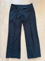 Zgan 38 zwarte broek rechte pijpen streepmotief H&M pantalon, Lang, Maat 38/40 (M), Ophalen of Verzenden, Zo goed als nieuw