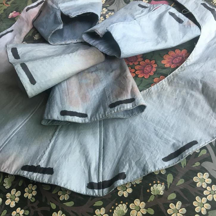 Antieke kraag + dubbele manchetten van clown pierrot kostuum, Antiek en Kunst, Antiek | Kleding en Accessoires, Dames, Heren, Kinderen