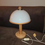 Steinhauer eiken mushroom lamp jaren 80, Ophalen of Verzenden, Zo goed als nieuw, Kunststof, Minder dan 50 cm