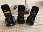 3-delige Panasonic KX-TG1611NL Draadloze Telefoonset, Ophalen of Verzenden, Zo goed als nieuw
