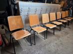 Vintage stoelen industrieel design, Huis en Inrichting, Stoelen, Ophalen, Gebruikt, Overige kleuren, Vintage