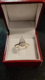 Gouden Ring 14 K met 2.01ct  Diamant, Sieraden, Tassen en Uiterlijk, Ringen, Nieuw, Ophalen of Verzenden, 17 tot 18, Met edelsteen