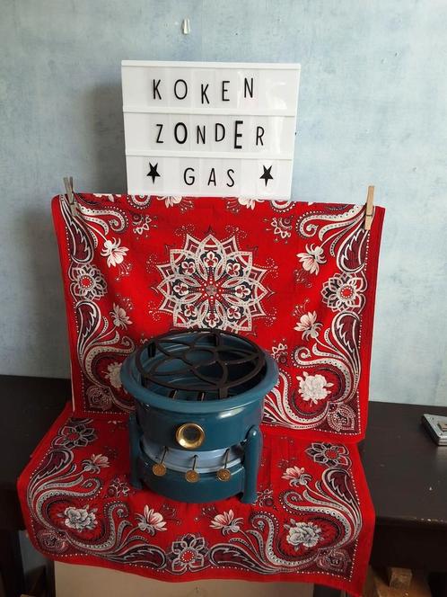 👍DAGTOPPER hollandse BECCON 3p. petrolblauw emaile, Antiek en Kunst, Antiek | Emaille, Ophalen of Verzenden